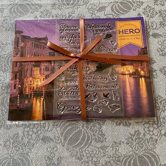 8 Piece Celebration / Good Greeting Crafting Items. $110 Value - Picture 2 of 9